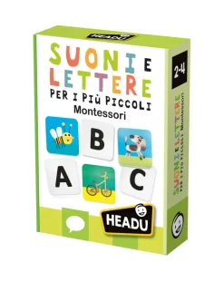 Headu Giochi Didattici-Suoni E Lettere Per I Piu Piccoli Montessori. Il Gioco Che Prepara I Bambini A Leggere E Scrivere 2/4 Anni -