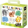 Headu Giochi Didattici-Tactile Animals Montessori. Componi Tocca E Impara! 1/4 Anni -