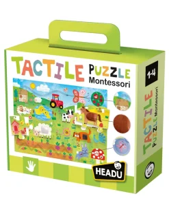 Headu Puzzle Per Bambini-Tactile Puzzle Montessori. Gioco Multiattivita Per I Piu Piccoli 1/4 Anni -