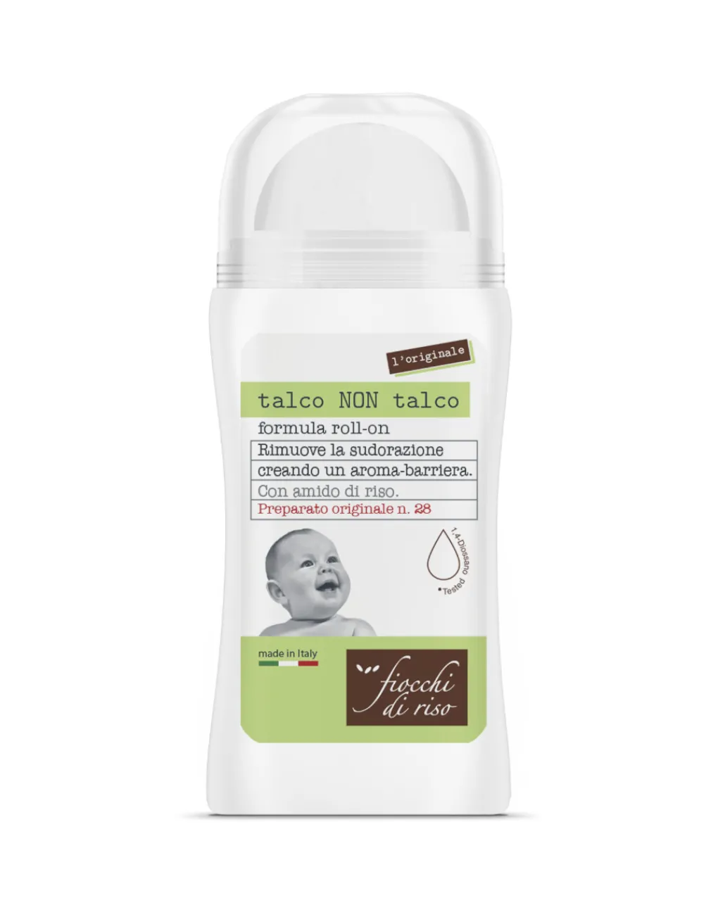 Fiocchi di Riso Antizanzare-Talco Non Talco Roll-On 60 Ml
