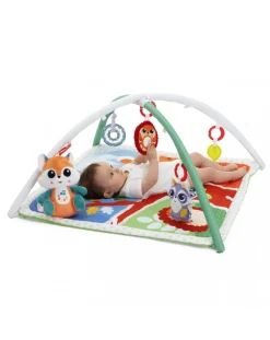 Chicco Giochi Primi Mesi-Tappeto Con Archi Foresta Magica Con Peluche Interattivo -