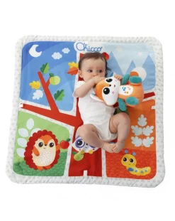 Chicco Giochi Primi Mesi-Tappeto Con Archi Foresta Magica Con Peluche Interattivo -