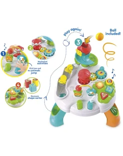 Clementoni Giochi Interattivi E Prescolari-Tavolo Happy Park - Baby