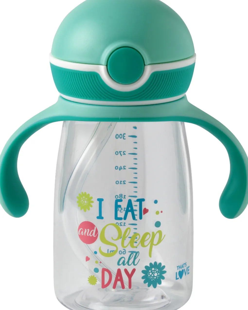 That's Love Piatti E Posate-Tazza Con Cannuccia 12M+ 360Ml - That’S Love