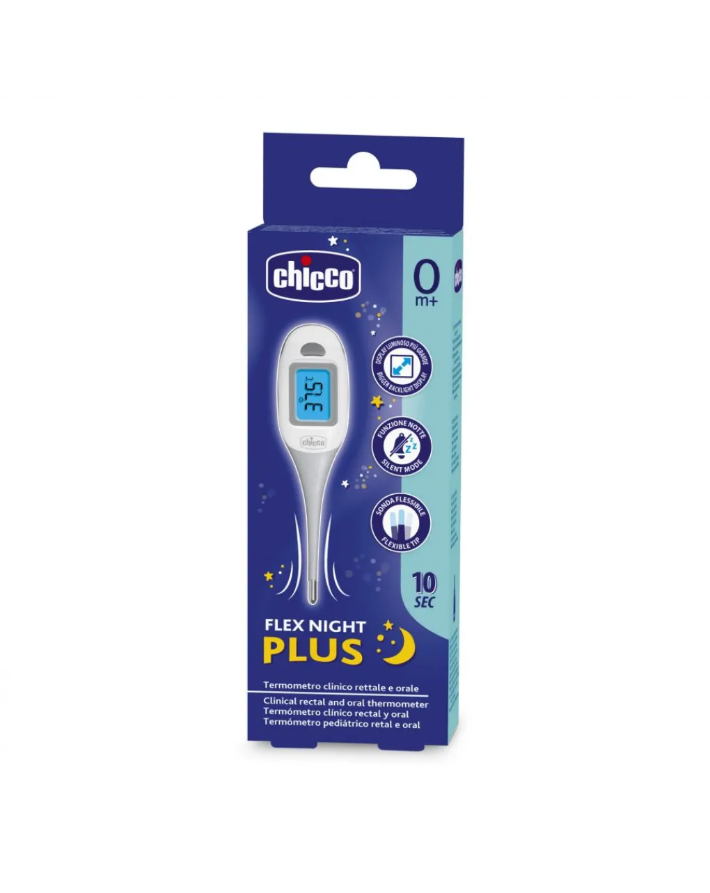 Chicco Bilance E Termometri-Termometro Flex Night Plus