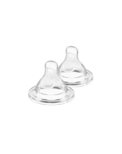Chicco Tettarelle-Tettarella Physio - Silicone 4M+ Flusso Veloce 2Pz