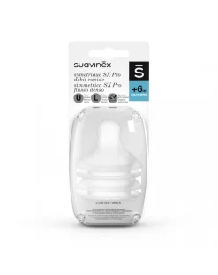 Suavinex Tettarelle-Tettarella Silicone Sx Proflusso Denso (L) 2Pz