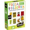 Headu Giochi Didattici-Tocca & Osserva Metodo Montessori. A Ogni Animale Il Proprio Manto 2/4 Anni -