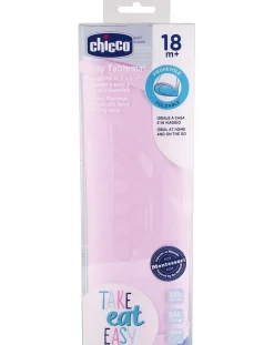 Chicco Piatti E Posate-Tovaglietta Silicone Rosa