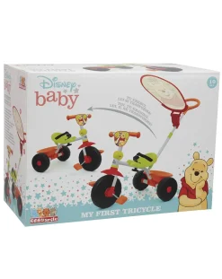 Baby Smile Cavalcabili E Primi Passi-Triciclo Winnie The Pooh Con Capottina