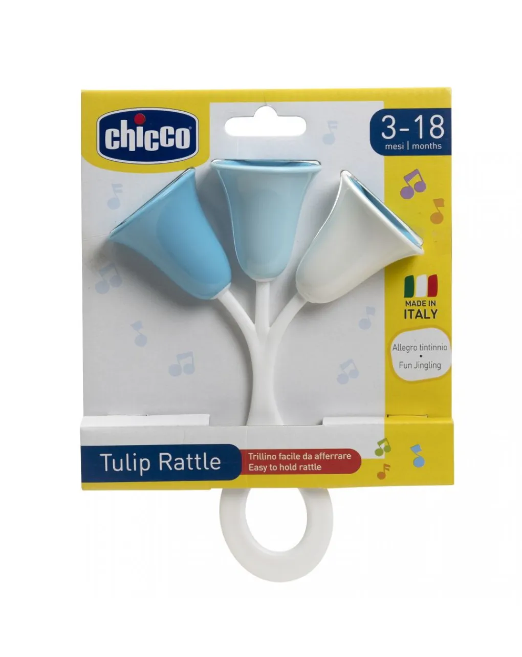 Chicco Sonaglini E Trillini-Trillino Tulipano Azzurro Sonoro -