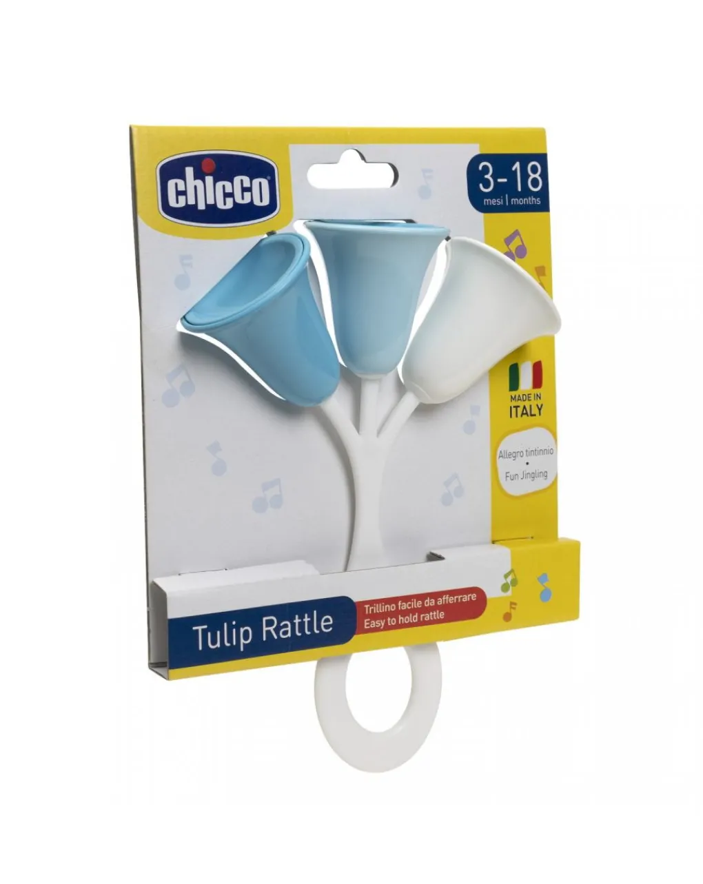 Chicco Sonaglini E Trillini-Trillino Tulipano Azzurro Sonoro -