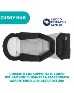 Chicco Trio E Duo-Trio Mysa Standard Black Satin -