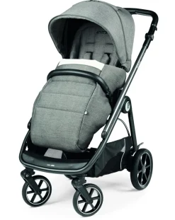 Peg-Perego Trio E Duo-Trio Veloce Slk City Grey Con Culla Grande - Peg Perego