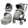 Peg-Perego Trio E Duo-Trio Vivace Slk City Grey Con Culla Grande - Peg Perego