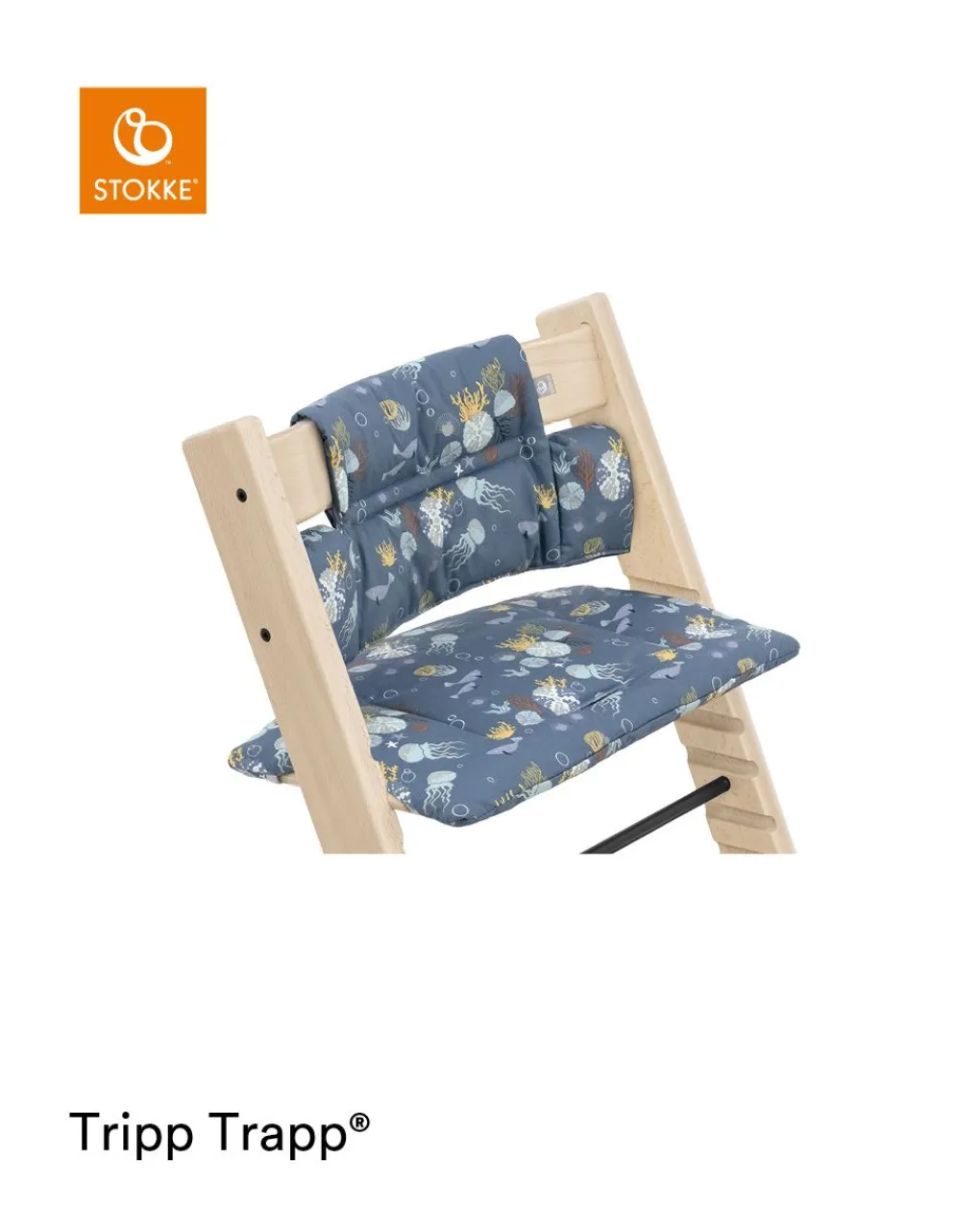 Stokke Accessori Seggioloni-Tripp Trapp? Classic Cushion Into The Deep -