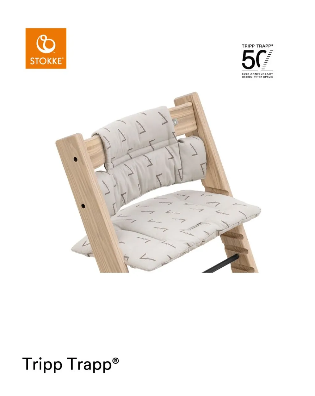 Stokke Accessori Seggioloni-Tripp Trapp Classic Cushion 50Th Ocs
