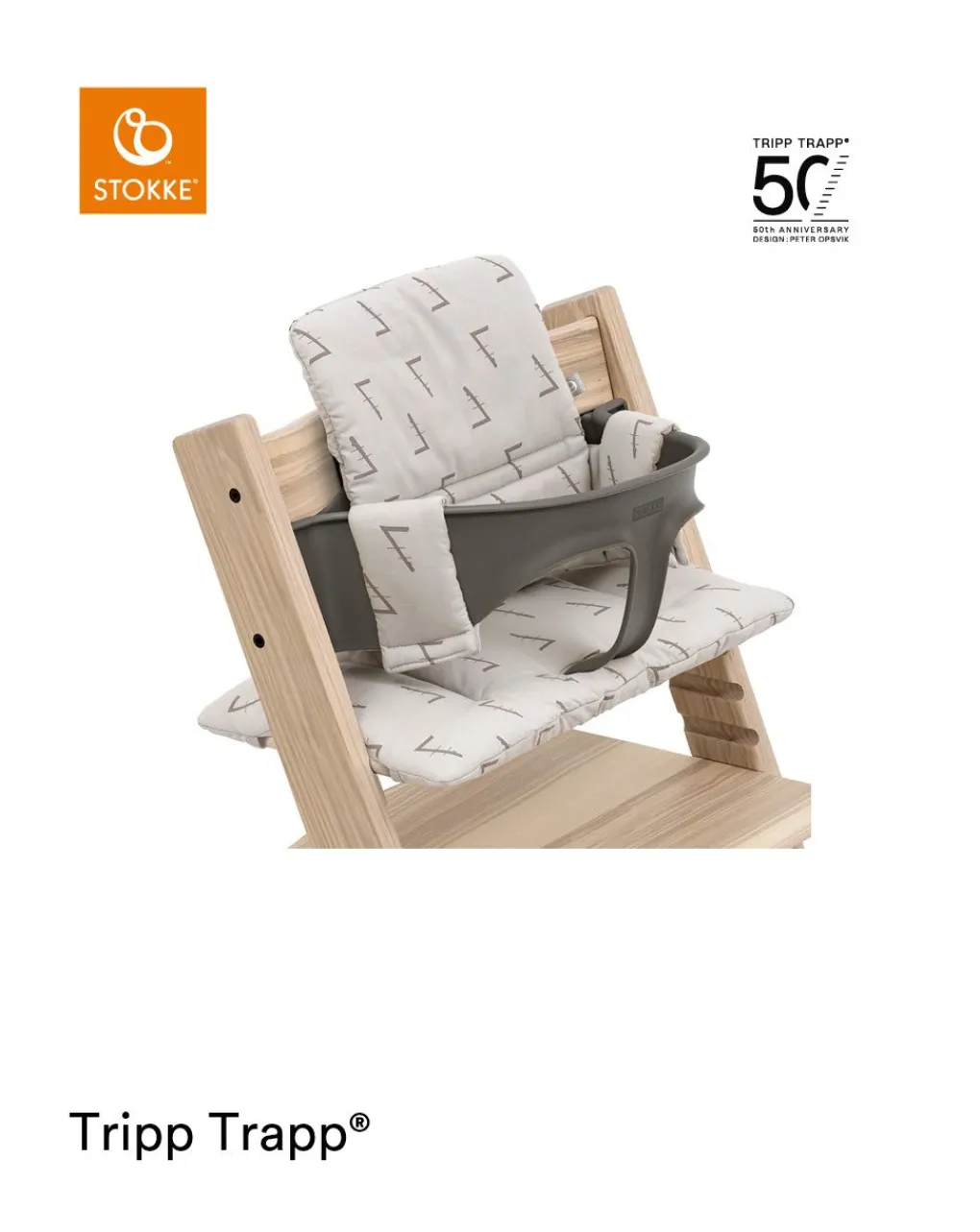 Stokke Accessori Seggioloni-Tripp Trapp Classic Cushion 50Th Ocs