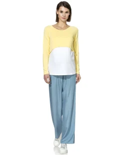 Prenatal Magliette E T Shirt-T-Shirt Allattamento Manica Lunga