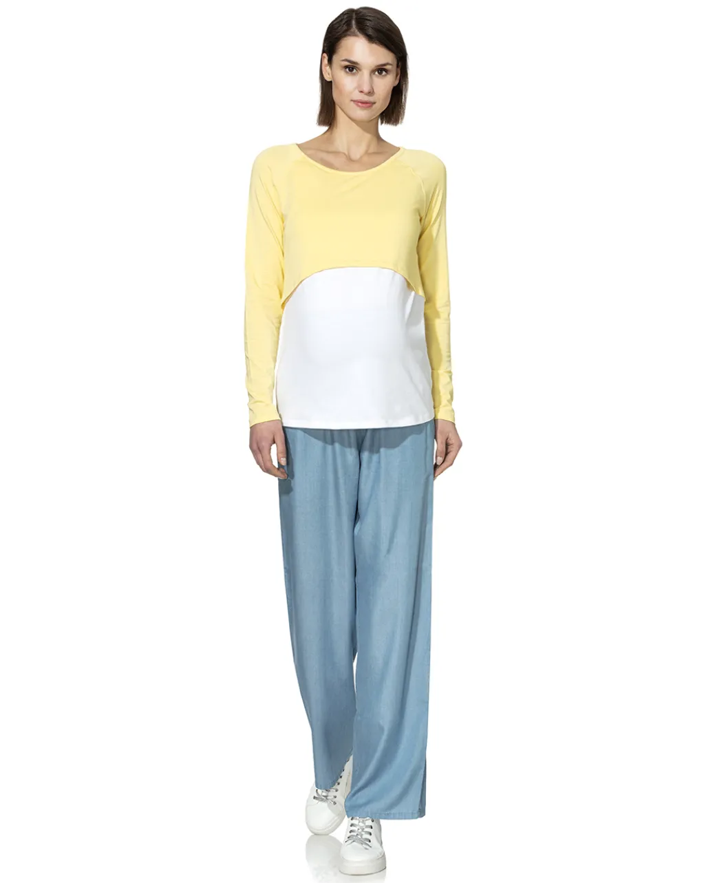 Prenatal Magliette E T Shirt-T-Shirt Allattamento Manica Lunga