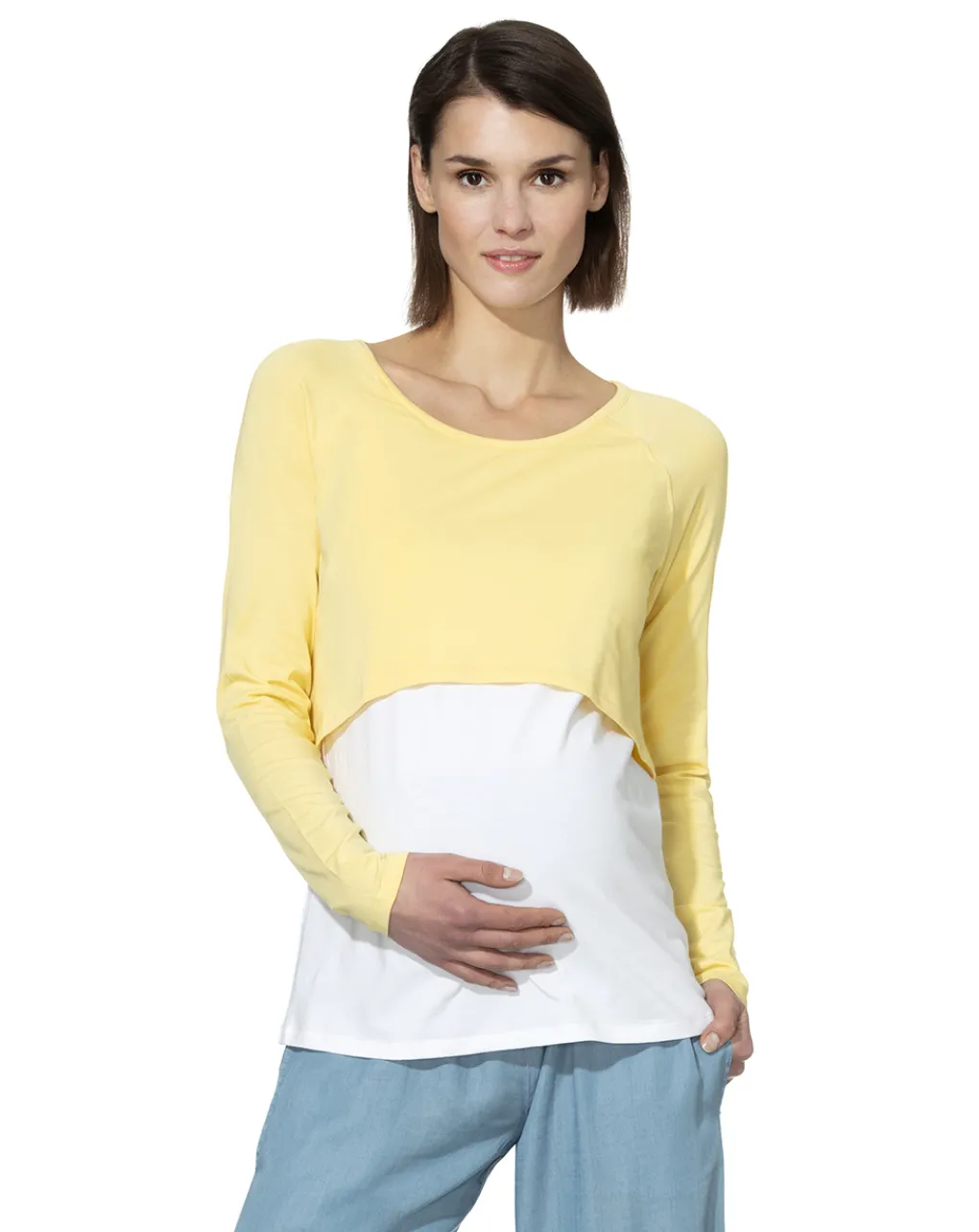 Prenatal Magliette E T Shirt-T-Shirt Allattamento Manica Lunga