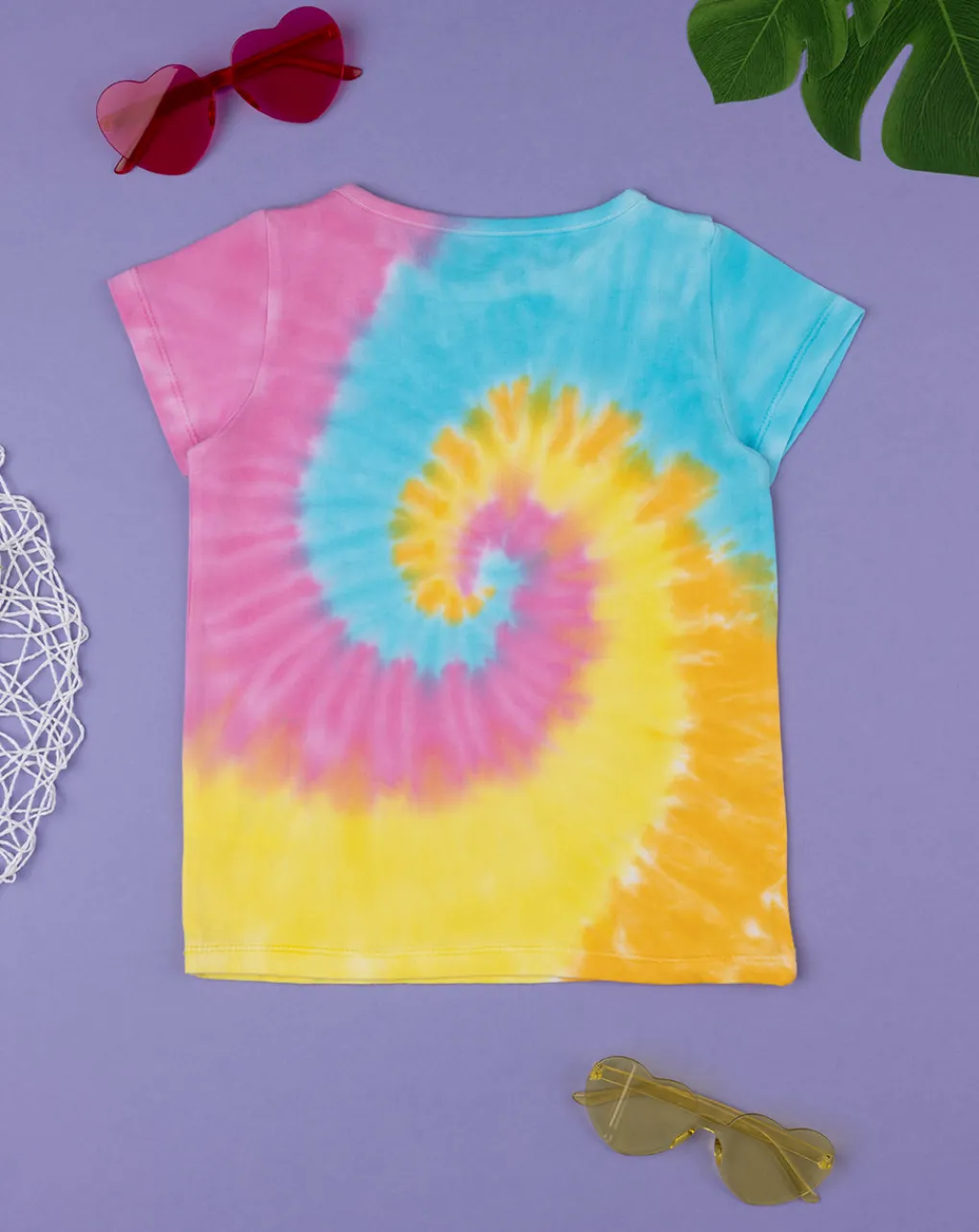 Prenatal Magliette E Camicie-T-Shirt Bambina Mezze Maniche Tie-Dye