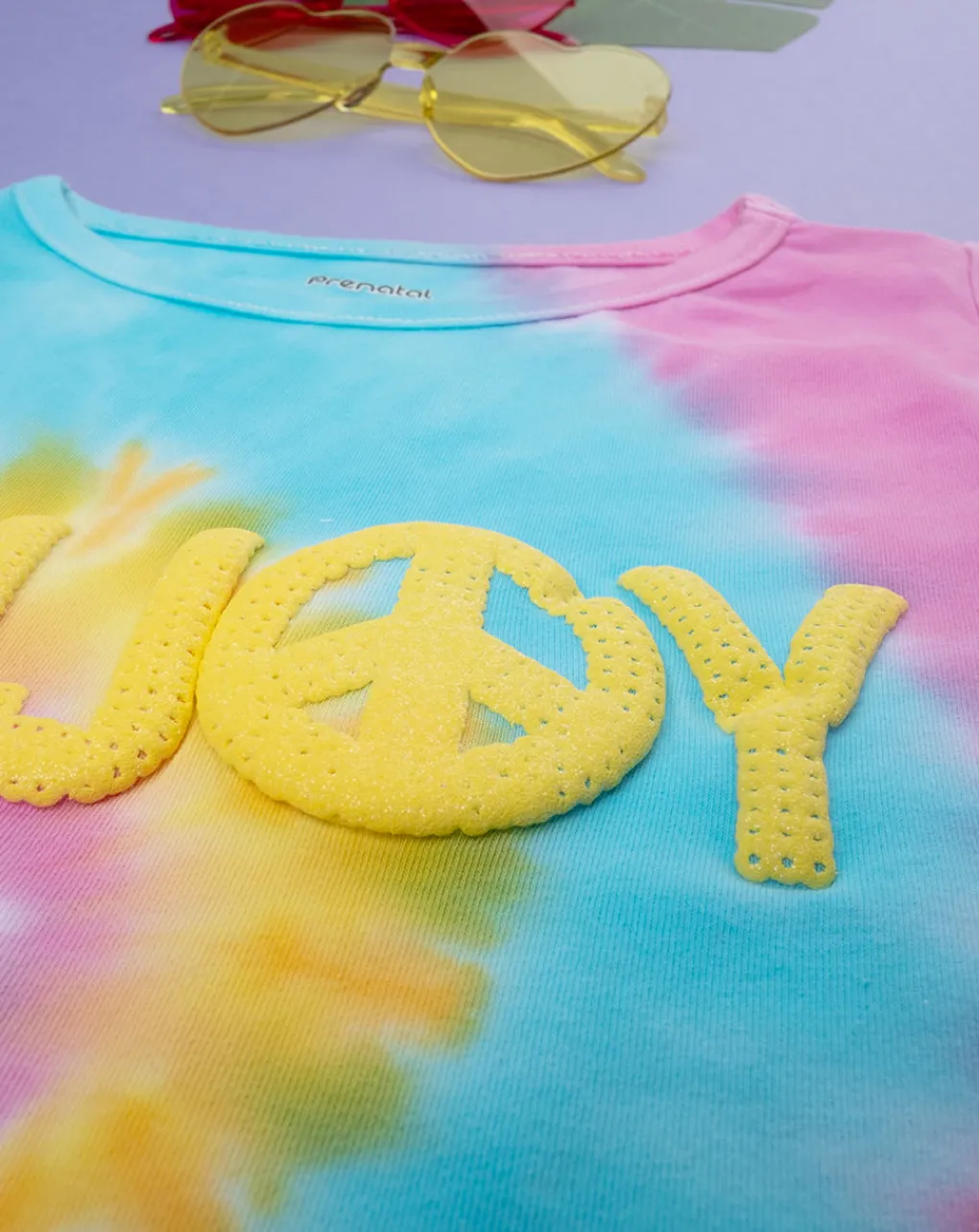 Prenatal Magliette E Camicie-T-Shirt Bambina Mezze Maniche Tie-Dye