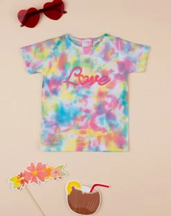 Prenatal Magliette Camicie E Body-T-Shirt Bambina Tie-Dye Multicolor