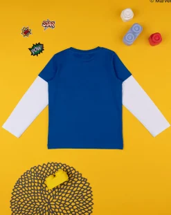 Prenatal Magliette E Camicie-T-Shirt Bambino Manica Lunga Doppia Spiederman