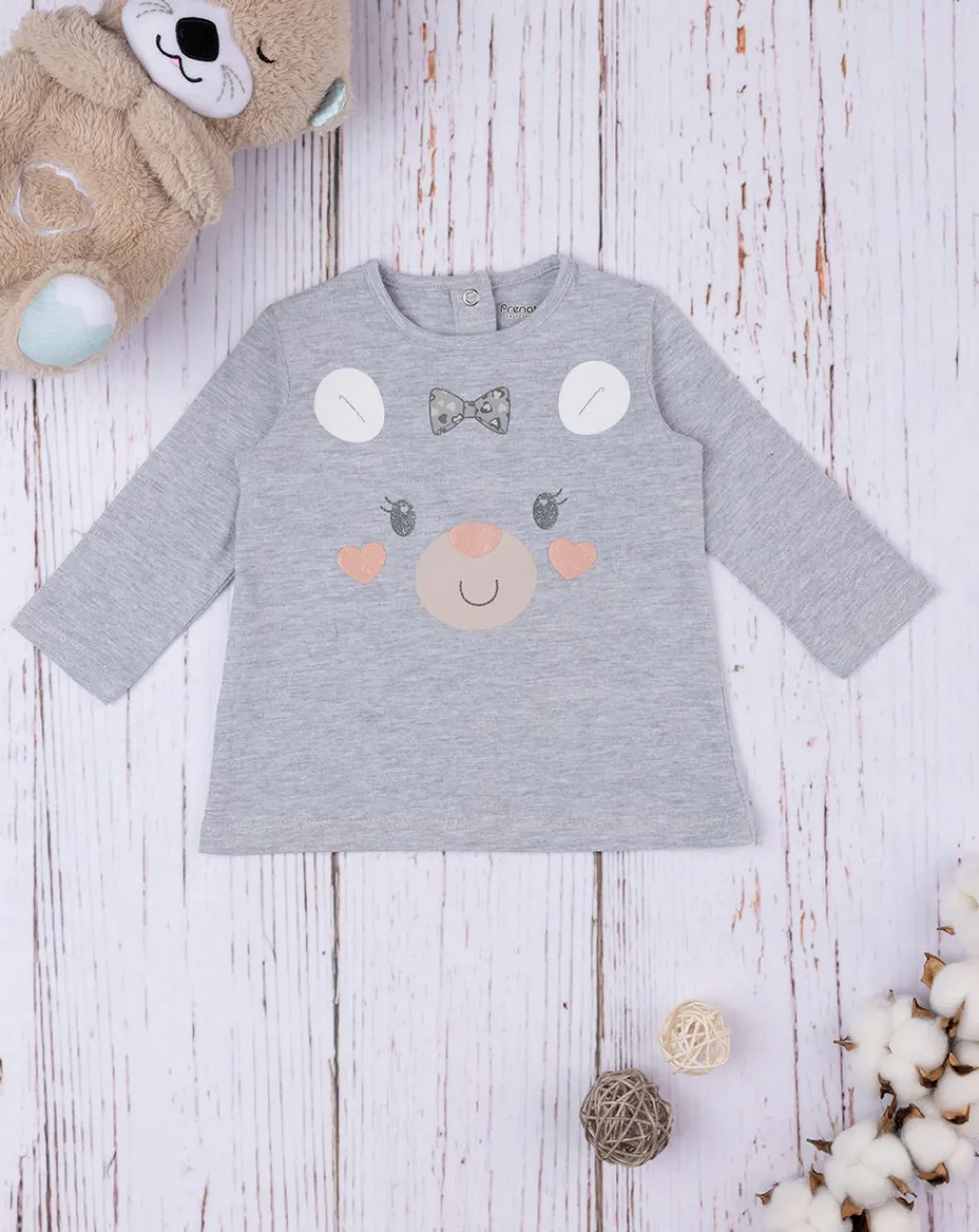 Prenatal Magliette Camicie E Body-T-Shirt Basica Bimba Con Stampa