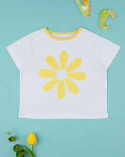 Prenatal Magliette E Camicie-T-Shirt Bimba Bianca/Gialla