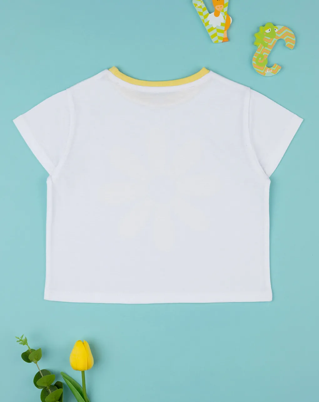 Prenatal Magliette E Camicie-T-Shirt Bimba Bianca/Gialla