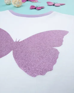 Prenatal Magliette E Camicie-T-Shirt Bimba Bianca/Lilla