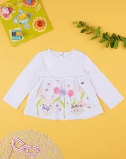 Prenatal Magliette Camicie E Body-T-Shirt Bimba "Garden” Organic Cotton