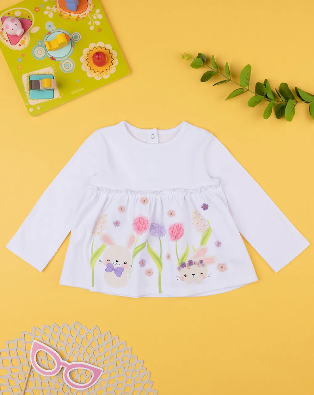 Prenatal Magliette Camicie E Body-T-Shirt Bimba "Garden” Organic Cotton