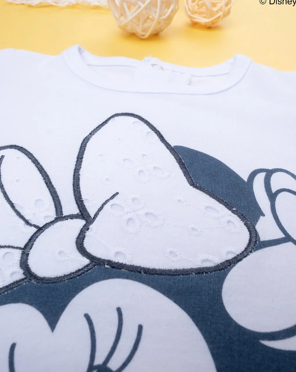 Prenatal Magliette Camicie E Body-T-Shirt Bimba "Minnie” Bianca