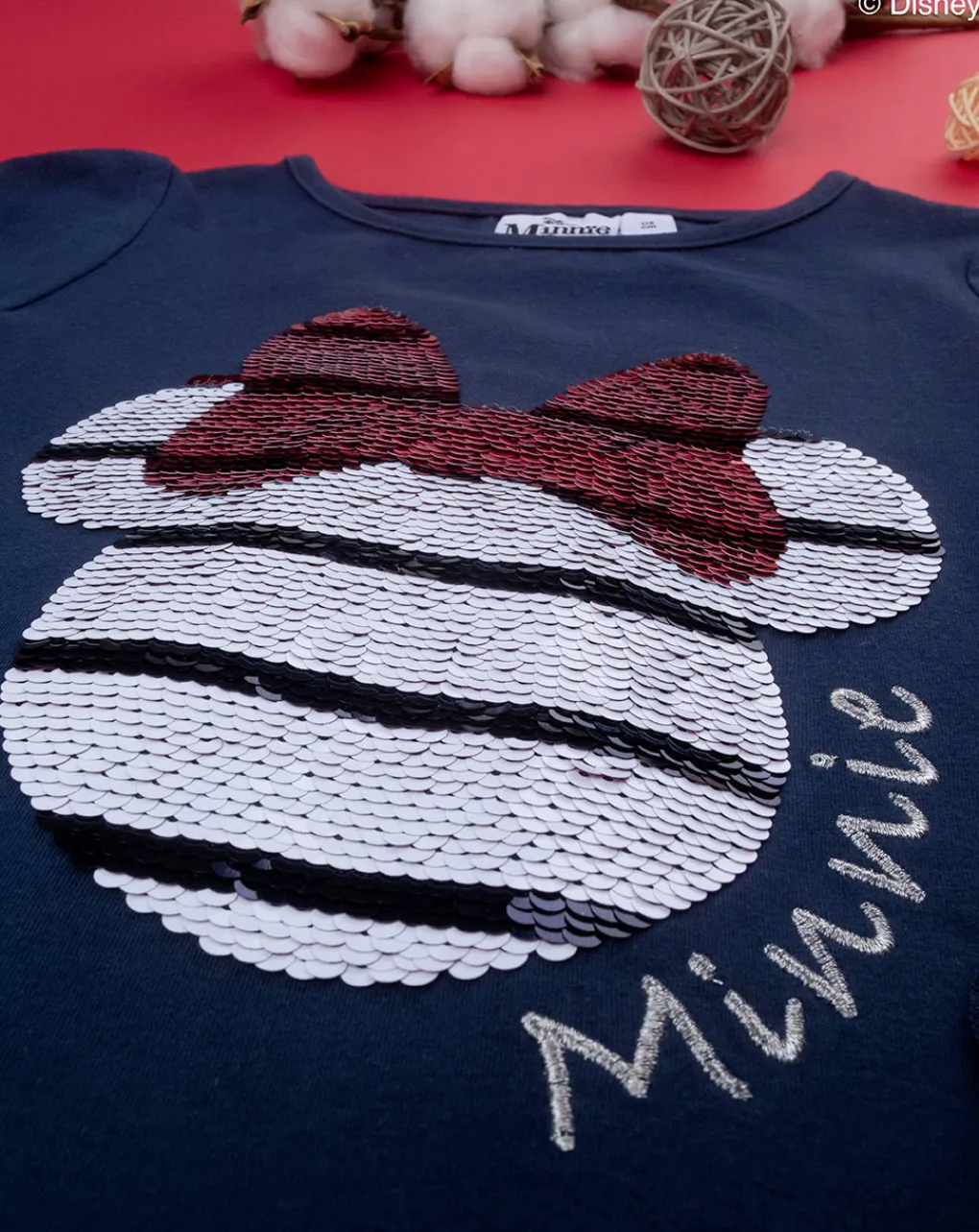 Prenatal Magliette E Camicie-T-Shirt Bimba "Minnie” Blu Organic Cotton