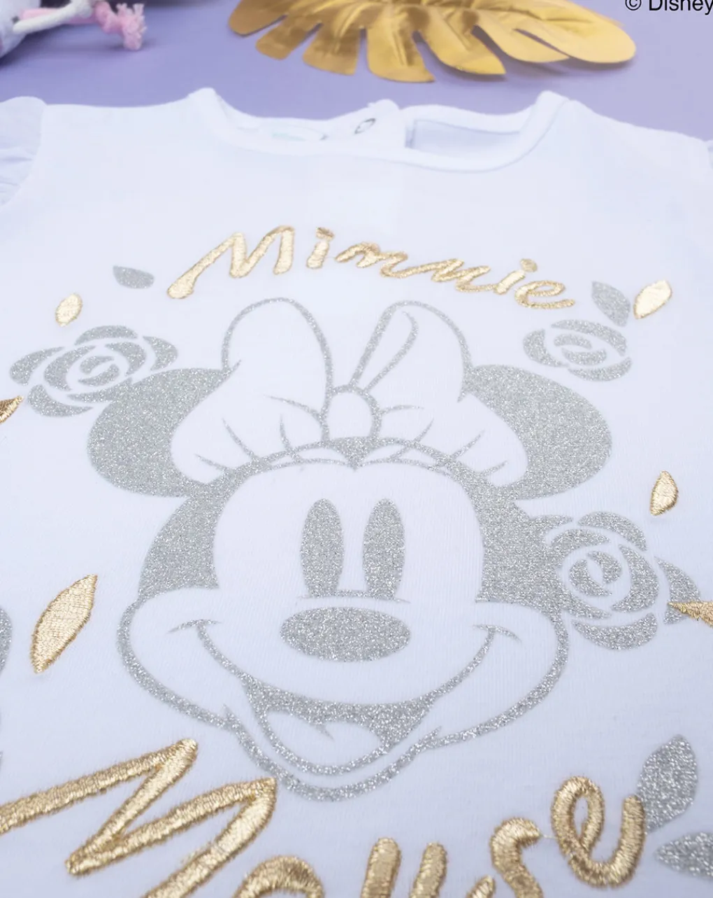 Prenatal Magliette Camicie E Body-T-Shirt Bimba "Minnie Dorata” Organic Cotton