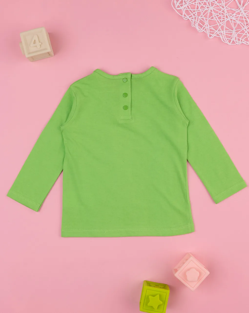 Prenatal Magliette Camicie E Body-T-Shirt Bimba Verde "Teddy”