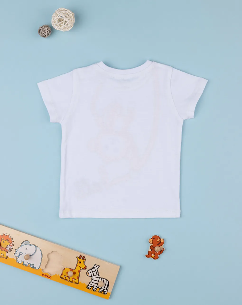 Prenatal Magliette Camicie E Body-T-Shirt Bimbo Bianca/Arancione