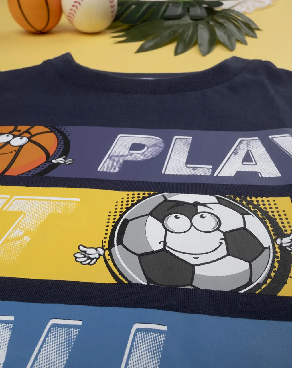 Prenatal Magliette E Camicie-T-Shirt Bimbo Blu "Play It All”