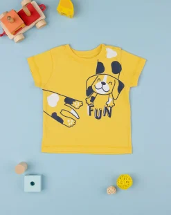 Prenatal Magliette Camicie E Body-T-Shirt Bimbo Gialla