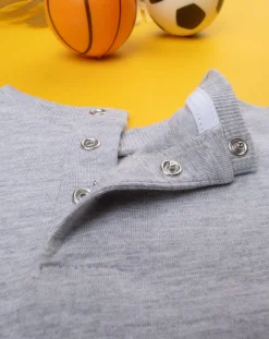 Prenatal Magliette Camicie E Body-T-Shirt Bimbo Grigia