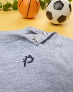 Prenatal Magliette Camicie E Body-T-Shirt Bimbo Grigio