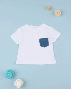 Prenatal Magliette-T-Shirt Bimbo In Jersey Con Taschina