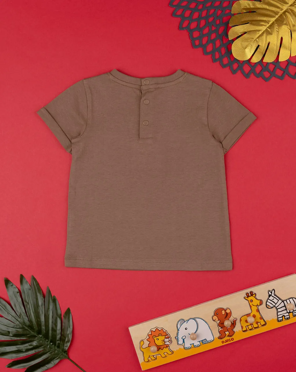 Prenatal Magliette Camicie E Body-T-Shirt Bimbo "Jungle” Marrone