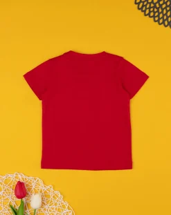Prenatal Magliette Camicie E Body-T-Shirt Bimbo Rossa "”