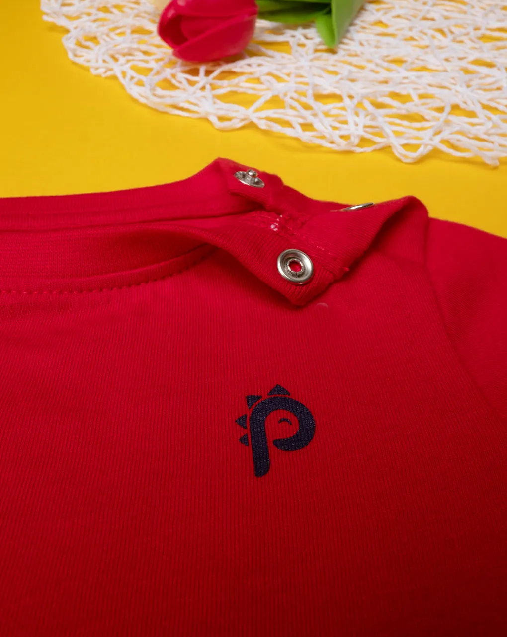 Prenatal Magliette Camicie E Body-T-Shirt Bimbo Rossa "”