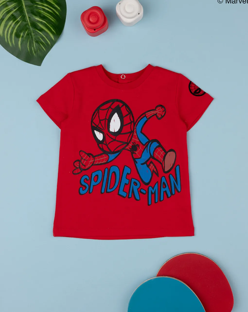 Prenatal Magliette Camicie E Body-T-Shirt Bimbo "Spiderman” Rossa