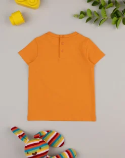 Prenatal Magliette Camicie E Body-T-Shirt Bimbo "Sport” Arancione